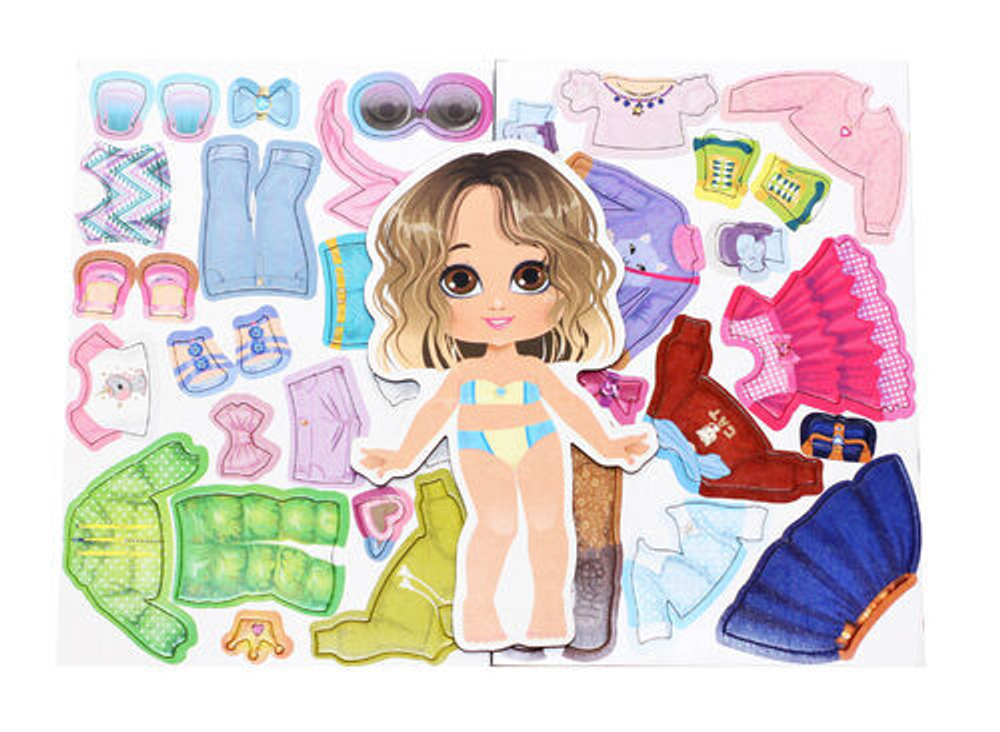 Игра магнитная "Одевашки. Модная девчонка"