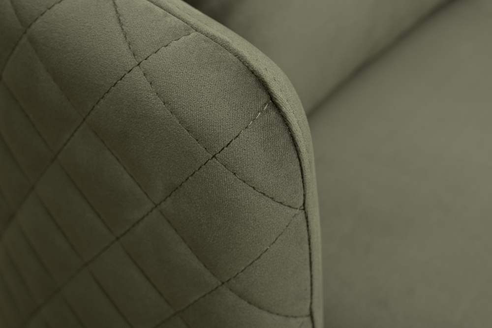 Кресло Верона(Verona) вращающееся, велюр т.зеленый Colt1011-TZEL/бронза 70x77x80см Garda Decor