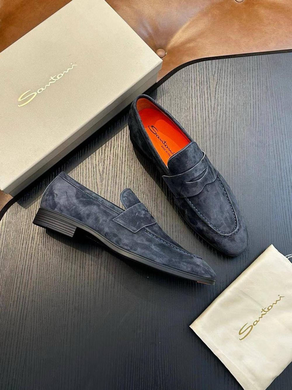 Лоферы Santoni