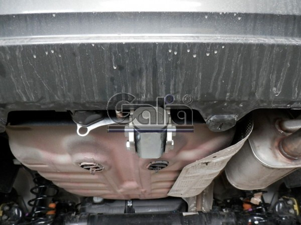 Фаркоп оцинкованный Galia C064A для Citroen C-Elysee 2013-, Peugeot 301 2013-(паспорт и сертификат в комплекте)(без электрики)