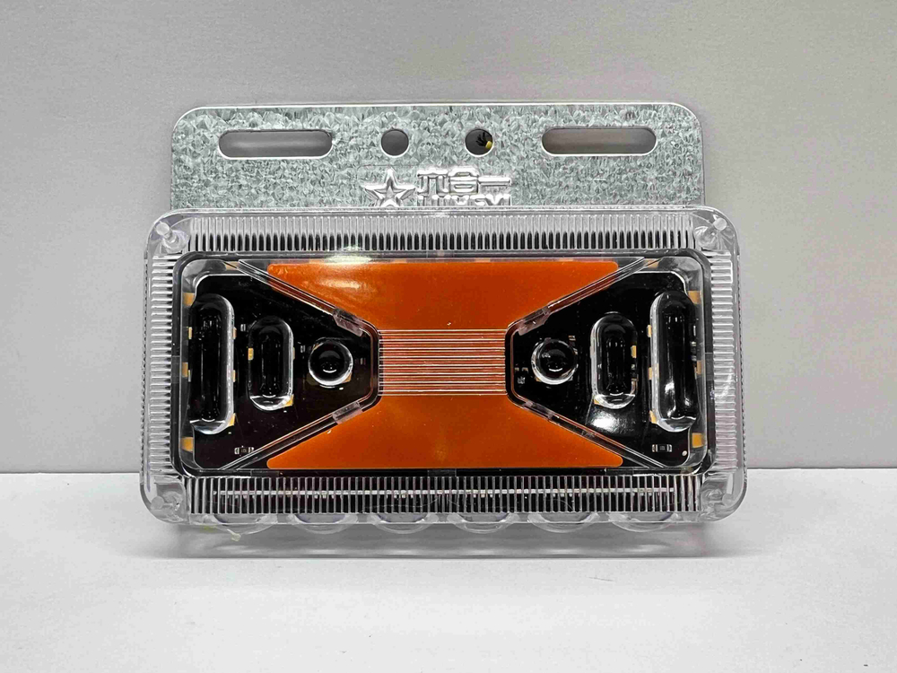 12V / Боковые Светодиодные габаритные фонари, 12 вольт, оранжевый, СуперЛед (за 1 шт.) -