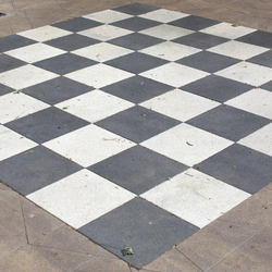 Тротуарная плитка КВАДРАТ 500х500 мм - Стоунмикс Белый