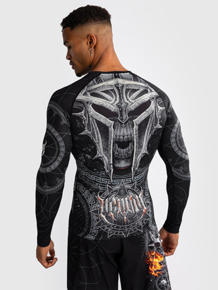 Рашгард Venum Gladiator 5.0 Black/Silver L/S