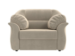 Кресло Карнелла, Бежевый, Микровельвет, 105837
