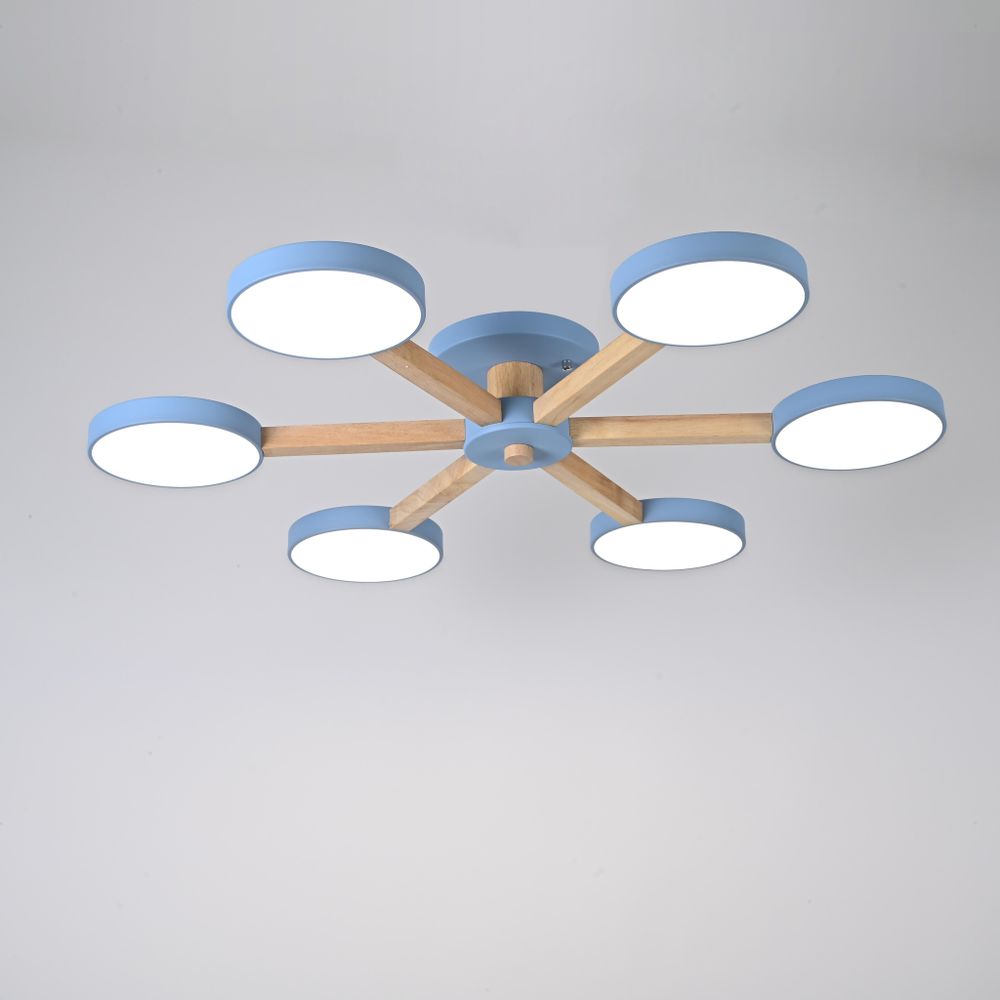 Потолочная Люстра Turna 6 Blue By Imperiumloft