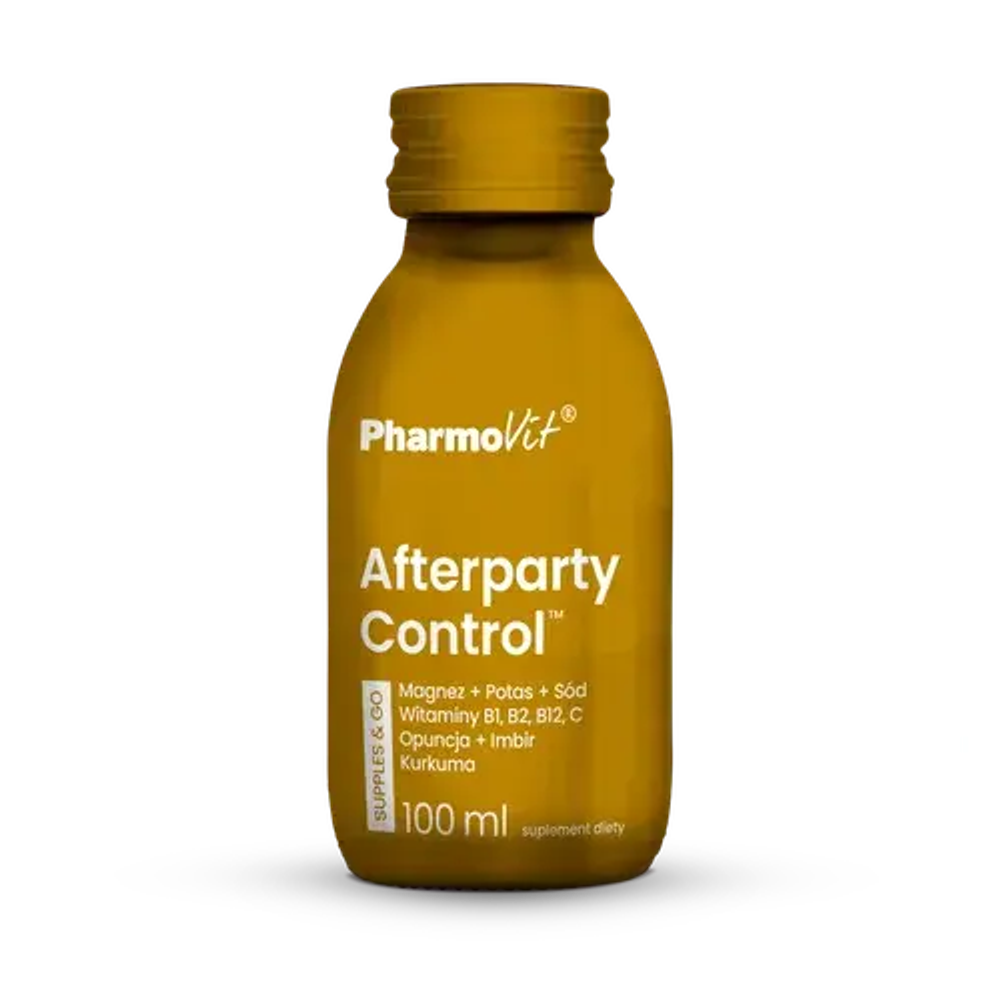 Pharmovit Supples & Go Afterparty Control - поддержка после чрезмерного употребления алкоголя, 100 мл