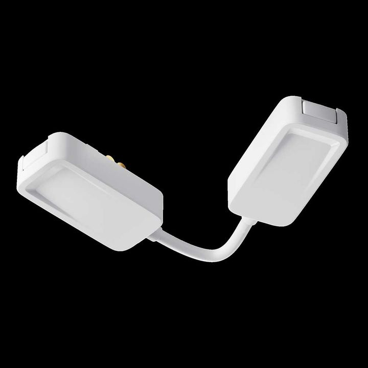 Коннектор питания L-образный Maytoni Technical Radity TRA084CPC-W-12