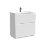 Тумба напольная SANCOS Folk Floor 790х445х850, c двумя ящиками оснащенными доводчиками, Bianco, арт.FL80FW