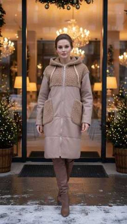 Дубленка 50336357 Fabrika