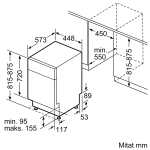 Встраиваемая посудомоечная машина Bosch SPU4HMW53S