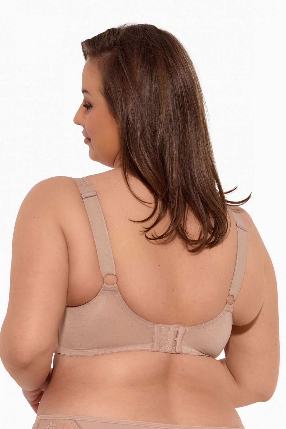 Бюстгальтер Camilla с мягкой +size чашкой (Размер: 85L) (Цвет: молочный)