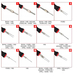 Набор для разъединения электроконтактов 23 пр Car-Tool CT-W2035