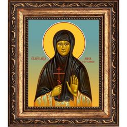 Анна Ефремова преподобномученица послушница. Икона на холсте.