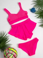 купальник раздельный 3 в 1 Nike спортивный топ с шортами