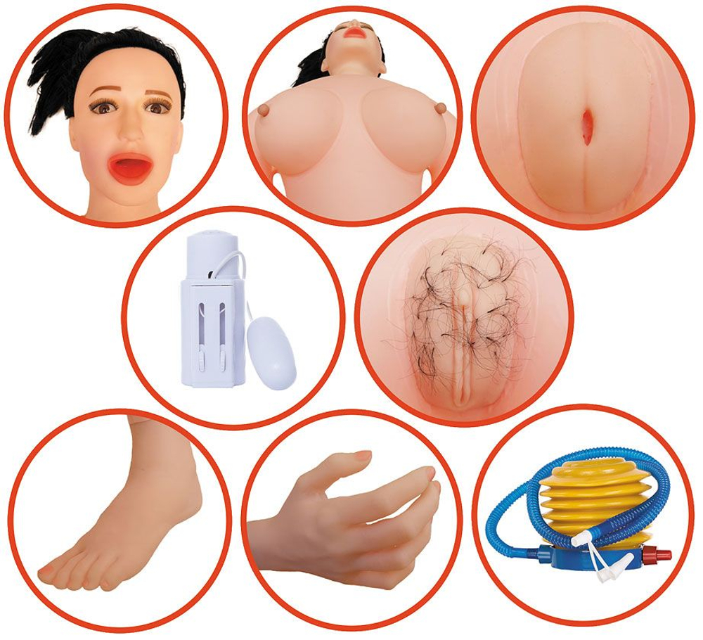 Надувная секс-кукла Angelina 3D (Цвет: телесный)