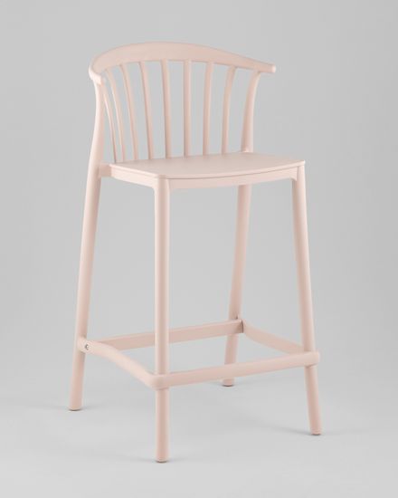 Стул полубарный Campo пластик бежевый