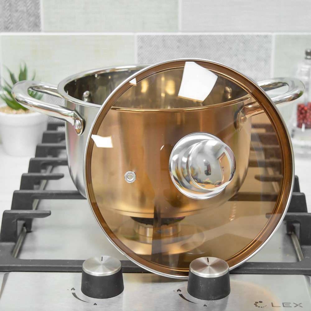 Кастрюля 2,6л из нержавеющей стали