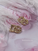 Декоративный пришивной элемент ДГ золотой (22 х 15)