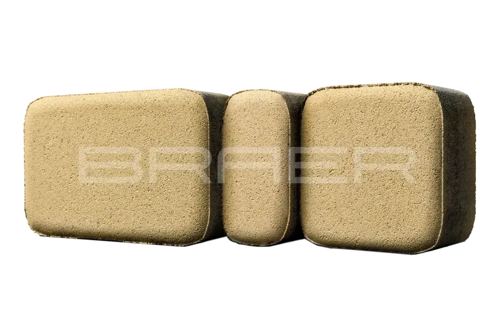 Тротуарная плитка Braer Классико, Песочный, 60 мм