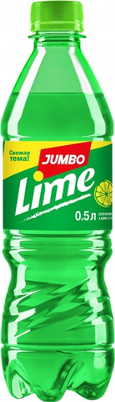 Газированный напиток Джамбо Лайм / Jumbo Lime 0.5 - пэт
