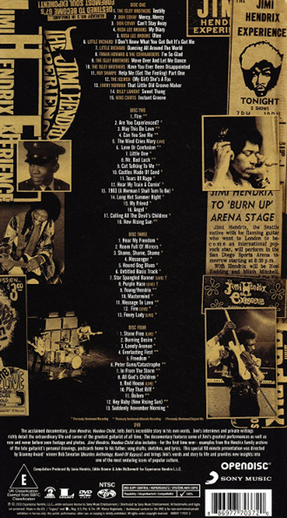 Jimi Hendrix / West Coast Seattle Boy: The Jimi Hendrix Anthology (4CD+DVD)