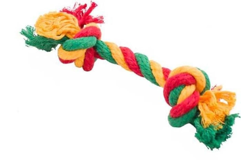 Грейфер канатный 2 узла DL средний (жёлтый-зелёный-красный) длина 33см Грейфер канатный 2 узла DL средний (жёлтый-зелёный-красный) длина 33см