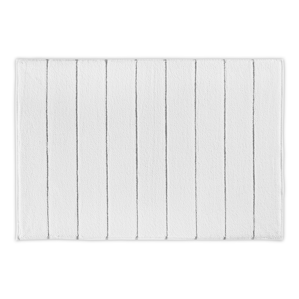 Коврик 60x95 Hamam Cozy white/dark grey белый/темно-серый