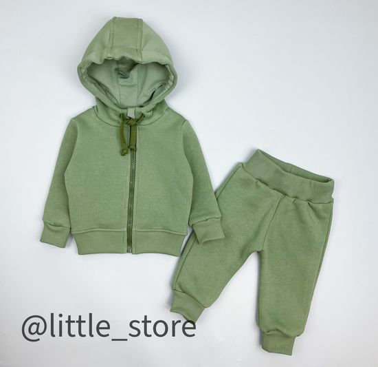 Комплект из футера с начесом "New one" Эвкалипт