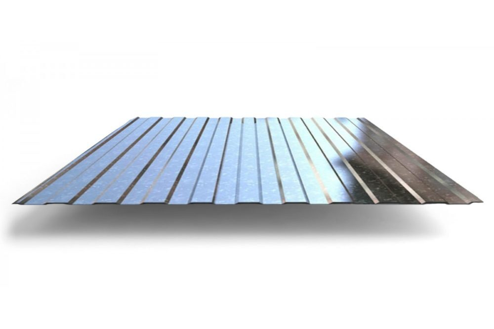 Профнастил С-8 оцинкованный, 0.35 мм Цена за м²