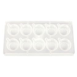 Пластиковая форма "Чашка" 10 ячеек 55*44*21 мм, P.L. Proff Cuisine