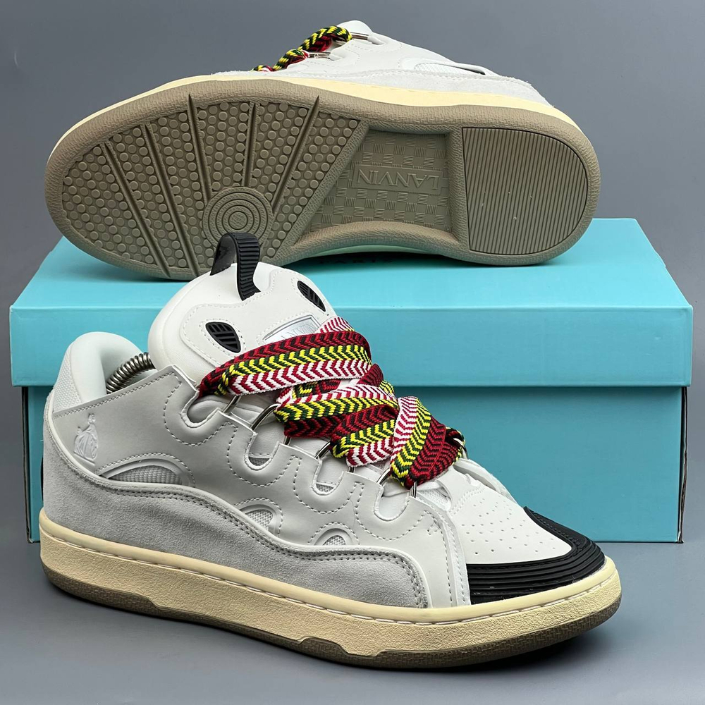 Кроссовки Lanvin Curb #407 (сер.)