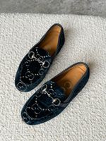 Бархатные лоферы Gucci, 30