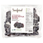 Sunfood, Botija, черные перуанские оливки без косточек, 227 г (8 унций)