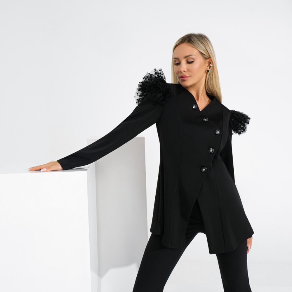 Жакет Модная провокация (black) Charutti (Акция)