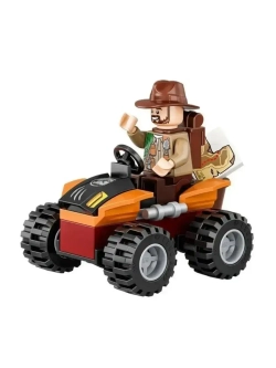 Конструктор Велоцираптор Спасение на биплане 118 дет 11578