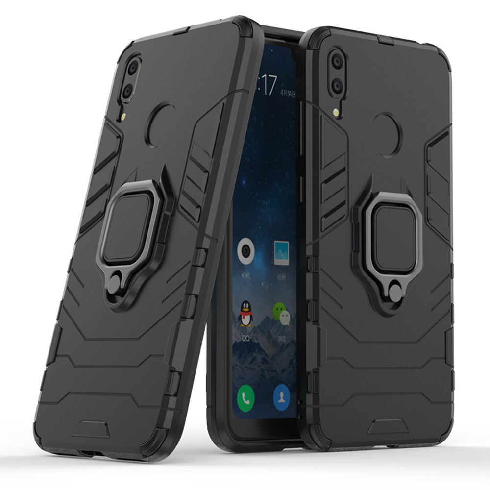 Противоударный чехол с кольцом Panther Case для Huawei Y7 (2019)