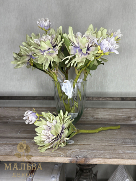 Искусственный цветок Nuvole di Stoffa античный стиль ветка 33см