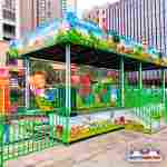 Детский аттракцион-горка «Чудо-гусеница», 5 кабин 10 мест, 16,5×8×3,5 м