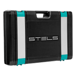 Набор инструментов, 1/4", 1/2", Cr-V, S2, усиленный кейс, 119 предметов Stels