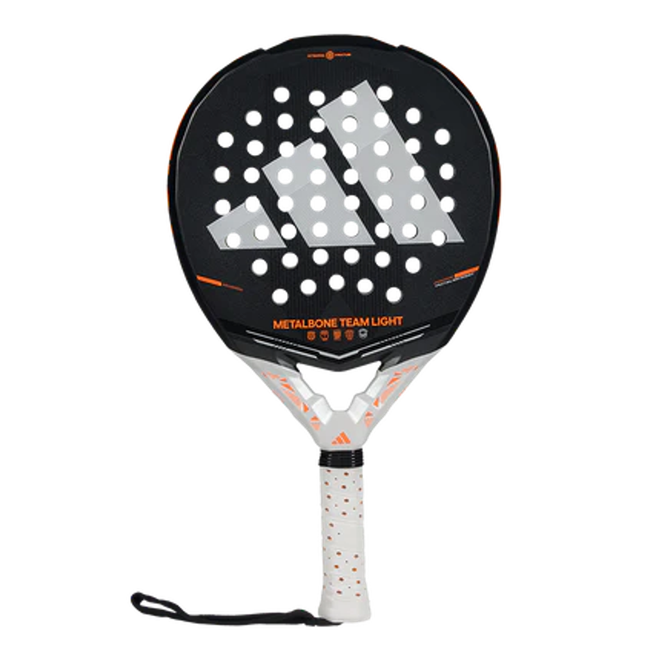 Ракетка Adidas Metalbone Team Light 2026 бело-черная для падел