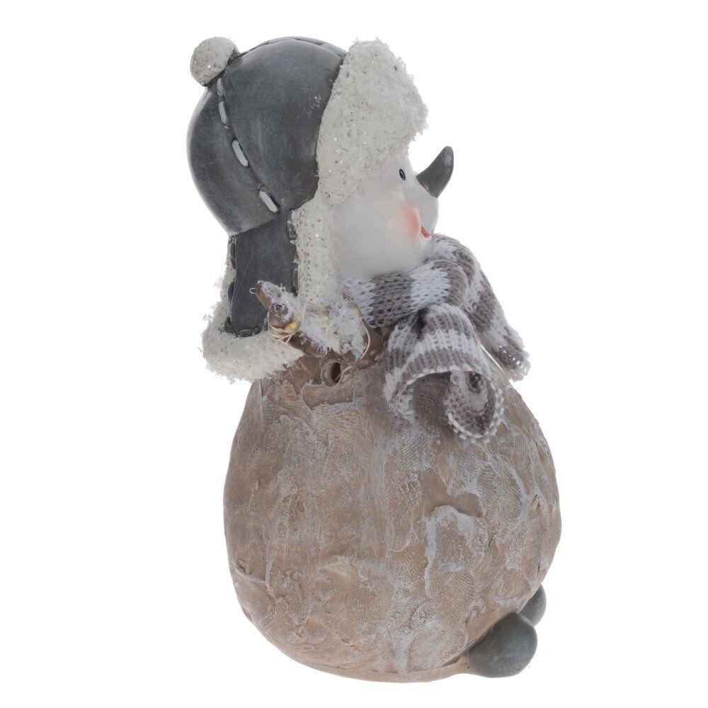 GAEM Фигурка декоративная с подсветкой "Снеговик", L14 W7,5 H14,5 см, LR44 2 шт.