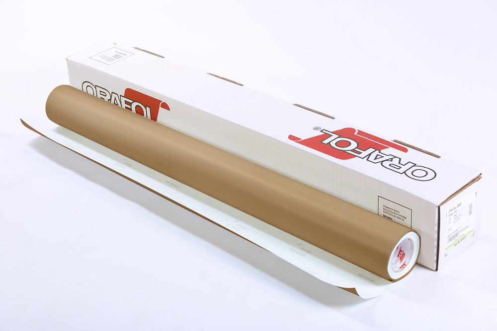 Пленка самоклеящаяся Oracal 8500 F 081 1*50 м светло-коричневая транслюцентная