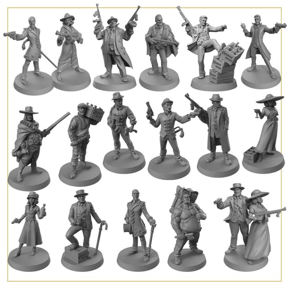 [Предзаказ] Extra set of miniatures - Bloody Business set