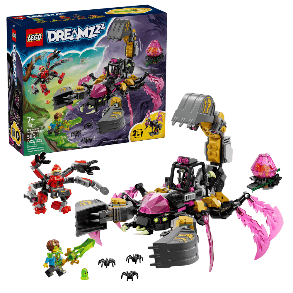Конструктор LEGO DREAMZzz 71513 Nightmare Scorpion Digger