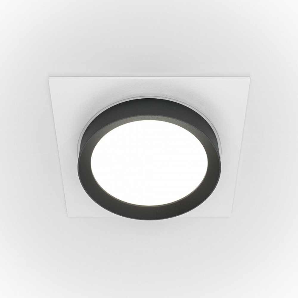 Встраиваемый светильник Maytoni Hoop DL086-GX53-SQ-WB