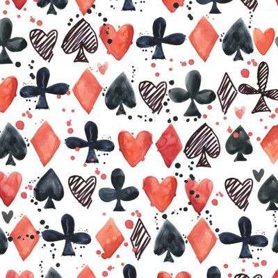 карточные масти. игральные карты. казино паттерн