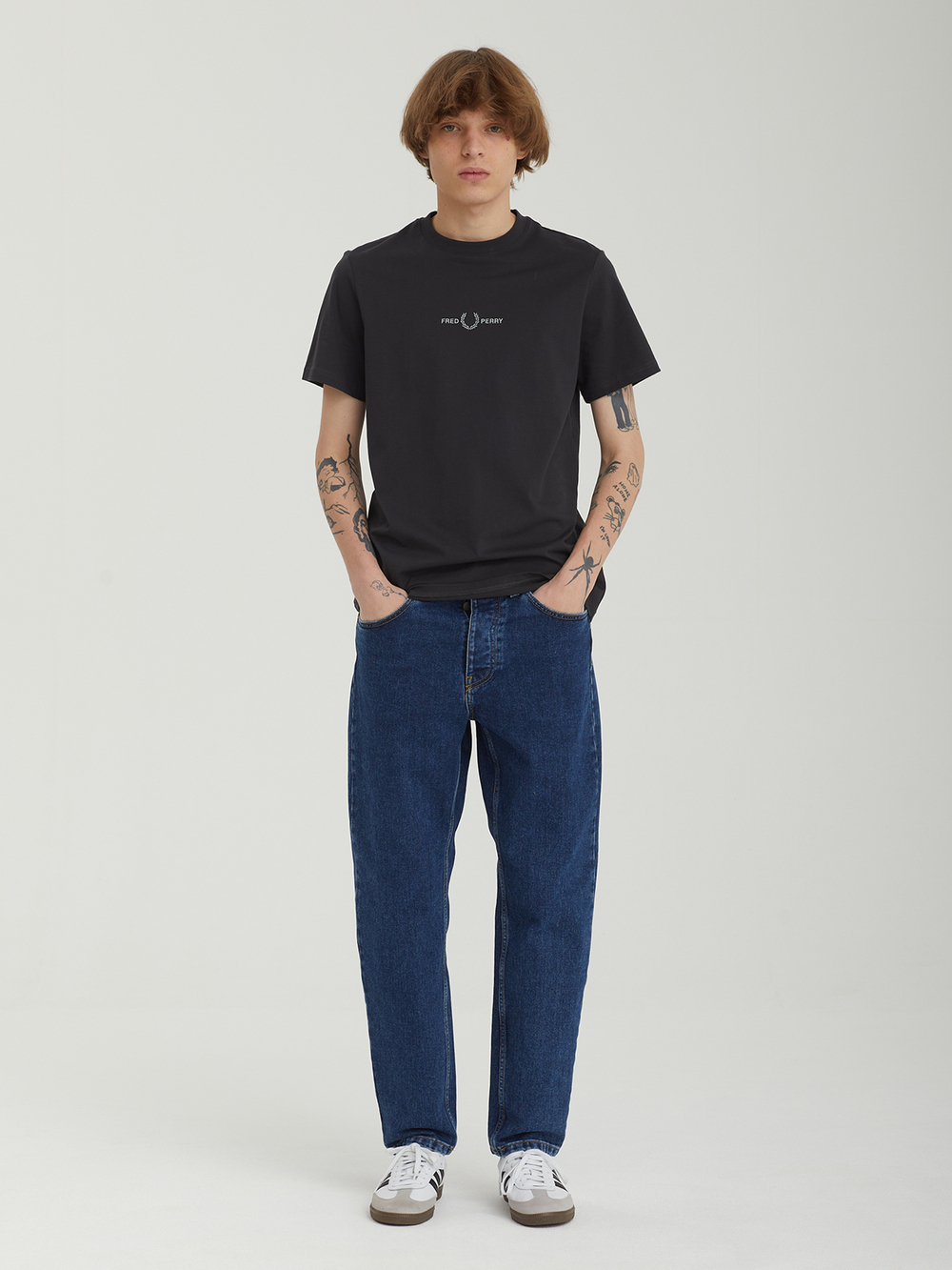 Мужская Футболка Embroidered