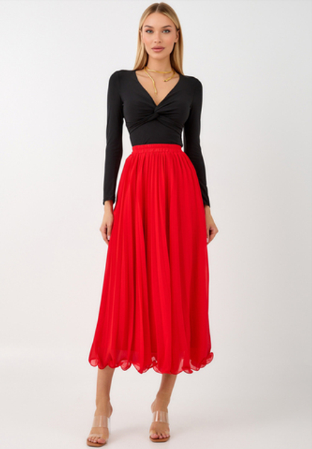 Юбка плиссе макси 90