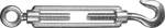STAYER DIN 1480, М12, 4 шт, талреп крюк-кольцо (30515-12)