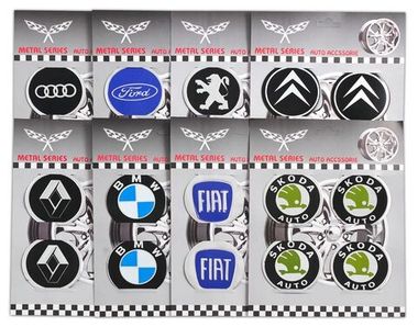 Наклейки на колпак 55мм Renault 4пр (металл) KOTA